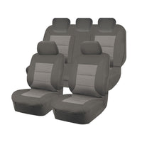 Premium Jacquard Seat Covers - For Ford Ranger Pxii-Pxiii Series Dual Cab (2015-2022) Kings Warehouse 