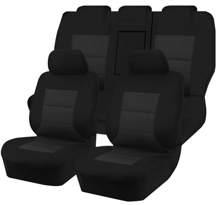 Premium Jacquard Seat Covers - For Ford Territory Sx/Sy/Sz Series 4X4 Suv/Wagon (2004-2016) Kings Warehouse 