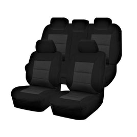 Premium Jacquard Seat Covers - For Honda Civic 9Th Gen Series Iii Hatch (2012-2016) Kings Warehouse 