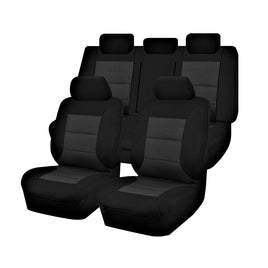 Premium Jacquard Seat Covers - For Honda Civic 9Th Gen Series Iii Sedan (2012-2016) Kings Warehouse 