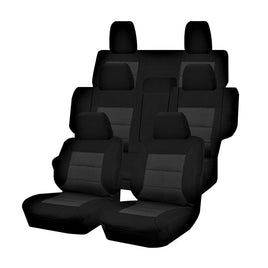 Premium Jacquard Seat Covers - For Mitsubishi Montero Ns-Nt-Nw-Nx Series (2006-2022) Kings Warehouse 