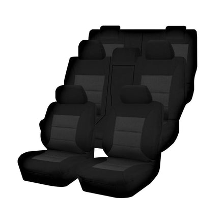 Premium Jacquard Seat Covers - For Mitsubishi Montero Sport QE Series (2015-2022) Kings Warehouse 