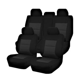 Premium Jacquard Seat Covers - For Mitsubishi Montero Sport Qe Series (2015-2022) Kings Warehouse 