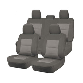 Premium Jacquard Seat Covers - For Toyota Tacoma Workmate Dual Cab (2015-2022) Kings Warehouse 