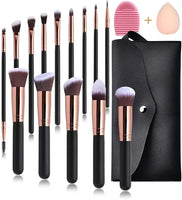Premium Makeup Brushes 16 Pieces (Synthetic Bristle Brush,Eyeshadow Brush Kit and Powder Makeup) Kings Warehouse 