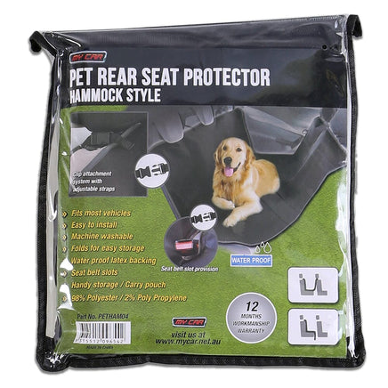 Premium Pet Car Cover Waterproof Cat Dog Back Seat Hammock NonSlip Protector Mat Kings Warehouse 