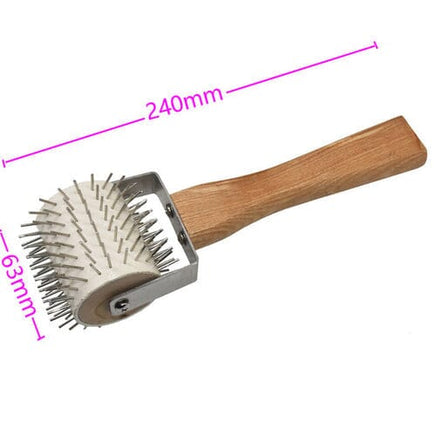 Premium Uncapping Roller Idler Wheel with Stainless Steel Needles, Honey Extracting Tool Beekeeping Supplies Tools Kings Warehouse 