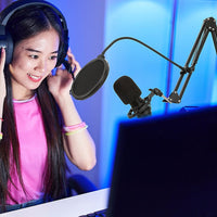 Professional Condenser Microphone USB Voice & Music Cantilever Bracket Set Kings Warehouse 