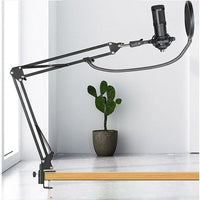 Professional Condenser Microphone USB Voice & Music Cantilever Bracket Set Kings Warehouse 