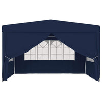Professional Party Tent with Side Walls 4x4 m Blue 90 g/m² Kings Warehouse 