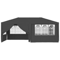 Professional Party Tent with Side Walls 4x6 m Anthracite 90 g/m² Kings Warehouse 