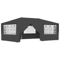 Professional Party Tent with Side Walls 4x6 m Anthracite 90 g/m² Kings Warehouse 