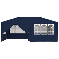 Professional Party Tent with Side Walls 4x6 m Blue 90 g/m² Kings Warehouse 