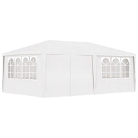 Professional Party Tent with Side Walls 4x6 m White 90 g/m² Kings Warehouse 