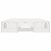 Professional Party Tent with Side Walls 4x9 m White 90 g/m² Kings Warehouse 