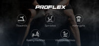 PROFLEX Air Bike Fan Resistance Exercise Fitness Bicycle Home Gym Black Pulse Kings Warehouse 