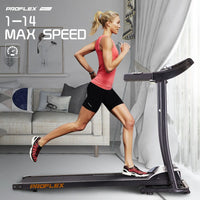 PROFLEX TRX2 Electric Treadmill Fitness Equipment Home Gym Exercise Machine Kings Warehouse 