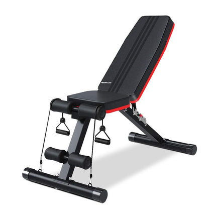 PROFLEX Weight Bench Workout Gym Press Adjustable Lifting Fitness Folding Bands Kings Warehouse 