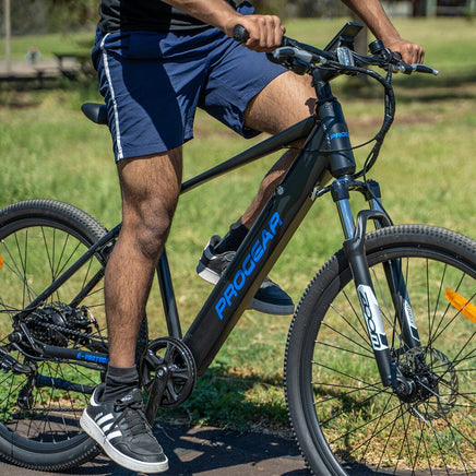 Progear Bikes E-Vantage MTB E-Bike 27.5*18" in Black Shadow Kings Warehouse 