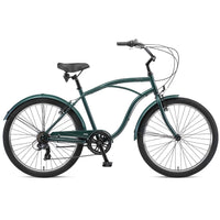 Progear Bikes Miami S7 Cruiser Mens 26*19" in Forest Green Kings Warehouse 