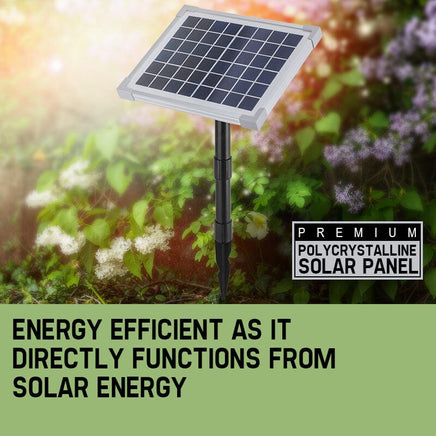 Protege 20W Solar Fountain Submersible Water Pump Power Panel Kit Garden Pond KingsWarehouse 