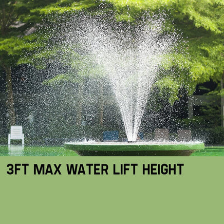 Protege 20W Solar Fountain Submersible Water Pump Power Panel Kit Garden Pond KingsWarehouse 