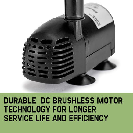 Protege 20W Solar Fountain Submersible Water Pump Power Panel Kit Garden Pond KingsWarehouse 