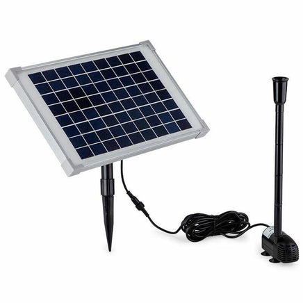 Protege 50W Solar Powered Fountain Submersible Water Pump Pond Kit Power Garden Panel KingsWarehouse 