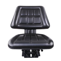 PU Leather Tractor Seat with Sliding Track - Black Kings Warehouse 
