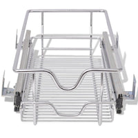 Pull-Out Wire Baskets 2 pcs Silver 300 mm Kings Warehouse 