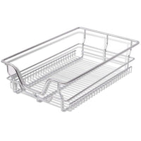 Pull-Out Wire Baskets 2 pcs Silver 400 mm Kings Warehouse 