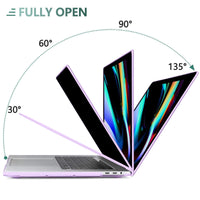 Purple MacBook Pro 13 Inch Case 2016-2023 M1 M2 A2338 A2289 A2251 A2159 Hard Shell Case Keyboard Cover Kings Warehouse 