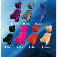 Purple Memory Foam Lumbar Back & Neck Pillow Support Back Cushion Office Car Seat Kings Warehouse 
