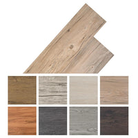 PVC Flooring Planks 5.26 m² 2 mm Oak Brown Kings Warehouse 