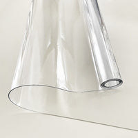 PVC Tablecloth Protector 107X213.4CM Clear Plastic Table Cloth Cover Transparent Kings Warehouse 
