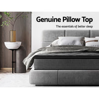 QUEEN Mattress Pillow Top Bed Size Bonnell Spring Medium Firm Foam 18CM mattresses Kings Warehouse 