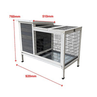 Rabbit Bunny Cage Hutch Pet Cages Enclosure Coops & Hutches Supplies Kings Warehouse 