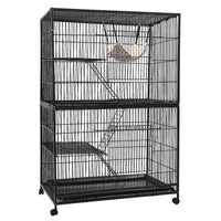 Rabbit Cage Bird Ferret Parrot Aviary Cat Hamster 4 Level 142cm