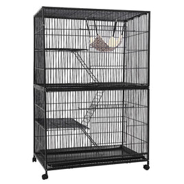 Rabbit Cage Bird Ferret Parrot Aviary Cat Hamster 4 Level 142cm coops & hutches Kings Warehouse 
