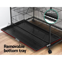 Rabbit Cage Bird Ferret Parrot Aviary Cat Hamster 4 Level 142cm coops & hutches Kings Warehouse 