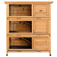 Rabbit Hutch Wooden Cage Pet hutch Chicken Coop 91.5cm x 46cm x 116.5cm coops & hutches Kings Warehouse 