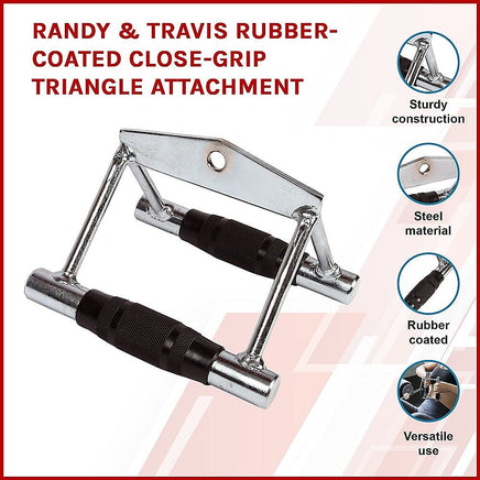 Randy & Travis Rubber-Coated Close-Grip Triangle Attachment Kings Warehouse 
