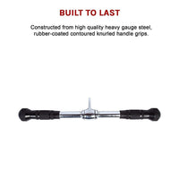 Randy & Travis Rubber Coated Solid Straight Bar Attachment Kings Warehouse 