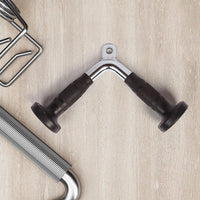 Randy & Travis Rubber-Coated Tricep Pushdown Bar Attachment Kings Warehouse 