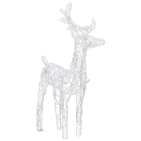Reindeers & Sleigh Christmas Decoration 280x28x55 cm Acrylic Kings Warehouse 