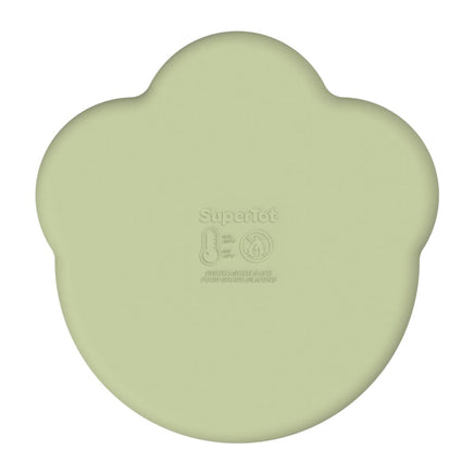 Remi Silicone Divider Plate - Avocado Cream Kings Warehouse 
