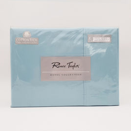 Renee Taylor 1500 Thread Count Pure Soft Cotton Blend Flat & Fitted Sheet Set Mist King Bedding Kings Warehouse 