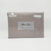 Renee Taylor 1500 Thread Count Pure Soft Cotton Blend Flat & Fitted Sheet Set Stone King Bedding Kings Warehouse 