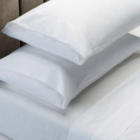 Renee Taylor 1500 Thread Count Pure Soft Cotton Blend Flat & Fitted Sheet Set White Queen Bedding Kings Warehouse 