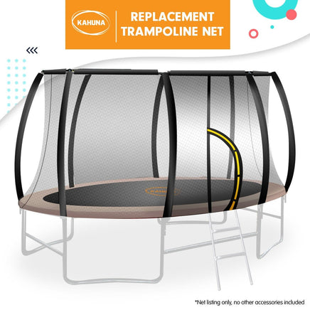 Replacement Trampoline Net for 8ft x 14ft Oval Trampoline Kings Warehouse 